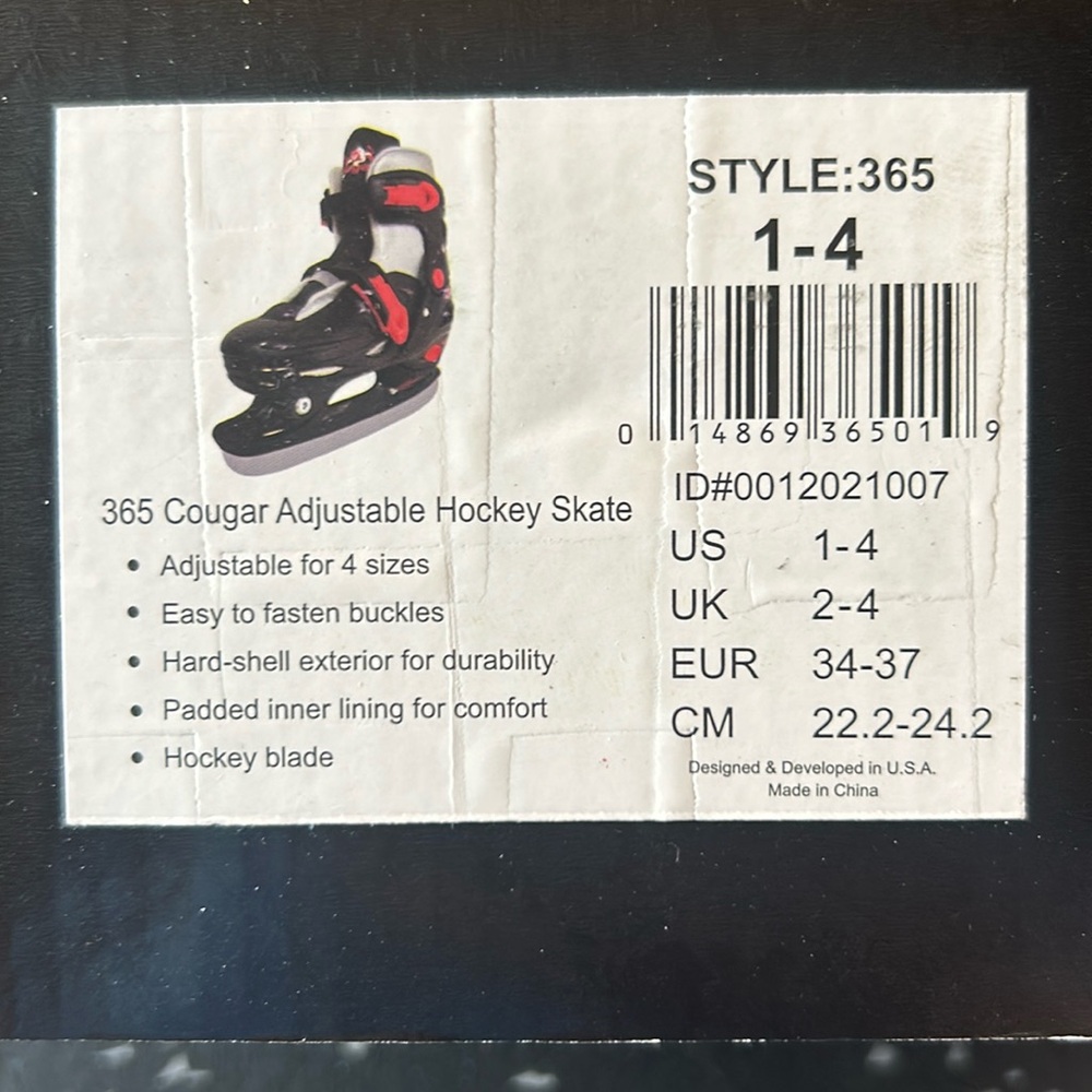 Adjustable hockey skates